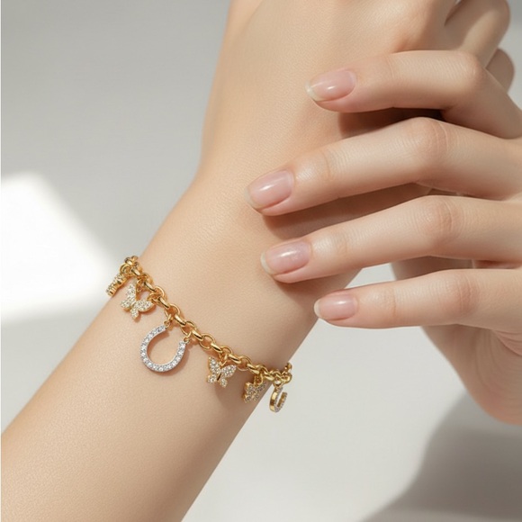 Kate Spade New York Pave Lucky Charm Statement Bracelet - Picture 2 of 5